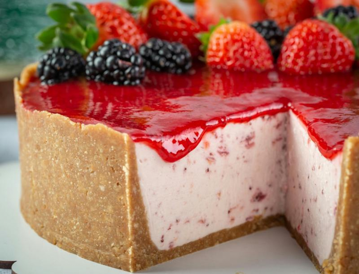 cheese cake strawberry