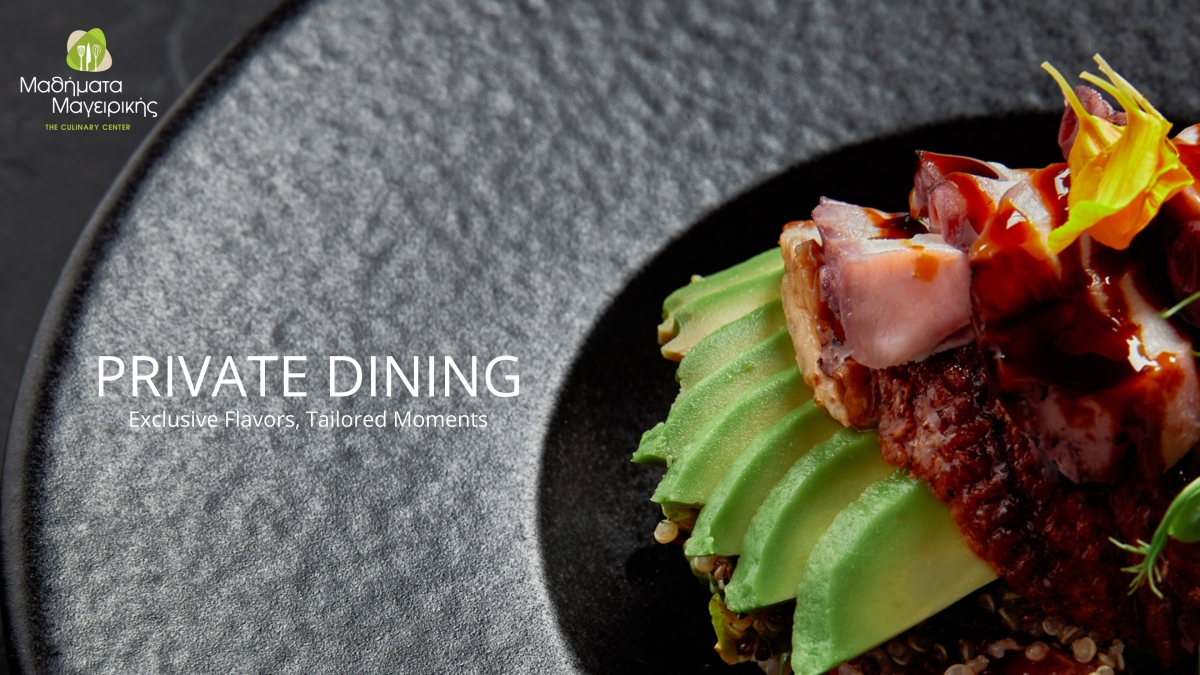 Private Dining: &Eta; &Alpha;&pi;ό&lambda;&upsilon;&tau;&eta; &Epsilon;&xi;&alpha;&tau;&omicron;&mu;&iota;&kappa;&epsilon;&upsilon;&mu;έ&nu;&eta; &Gamma;&alpha;&sigma;&tau;&rho;&omicron;&nu;&omicron;&mu;&iota;&kappa;ή &Epsilon;&mu;&pi;&epsilon;&iota;&rho;ί&alpha;